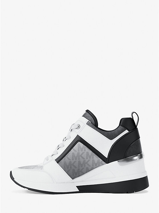 MICHAEL KORS Georgie Ombré Signature Logo Trainer image 2