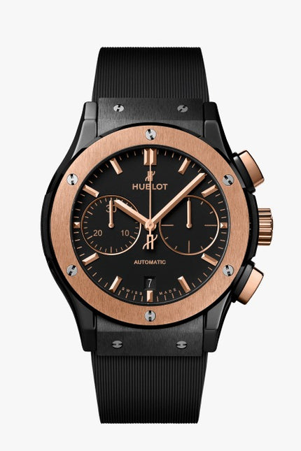 [New] HUBLOT Classic Fusion Ceramic King Gold 521.CO.1181.RX 45 mm Men's Watch image 0
