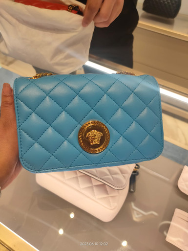Medusa Nappa Quilted Leather Chain Crossbody image 14