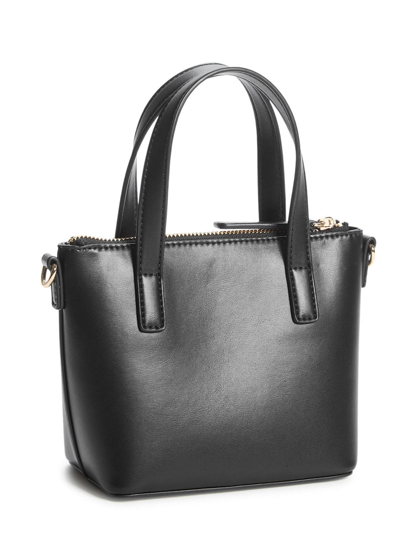 Guess Avelina Faux-Leather Mini Tote - Black image 2