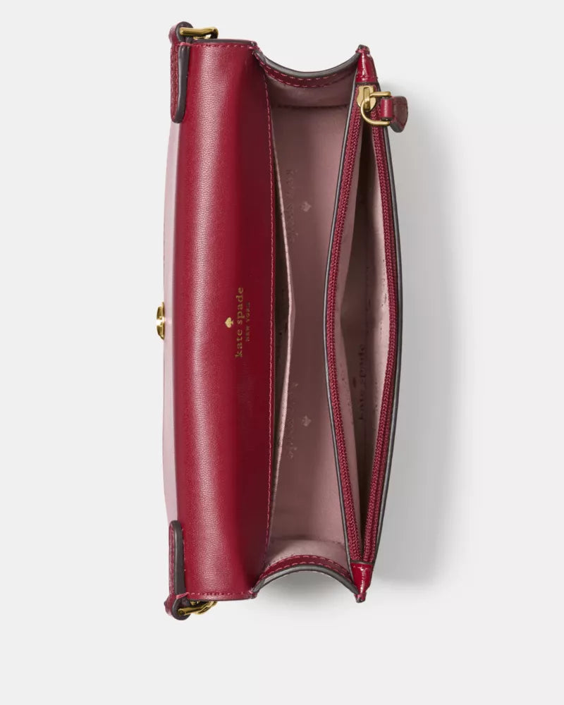 [ARRIVING] KATE SPADE Madison Willow Mini Flap Crossbody - Red Jam image 2