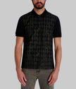 KARL LAGERFELD PIQUE ALL OVER KARL COLLARED POLO image 0
