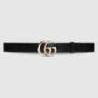 GUCCI Gg Marmont Thin Belt - Black - 85 image