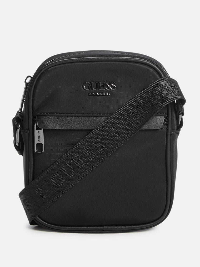 Guess Nylon Crossbody Bag - Black image 0