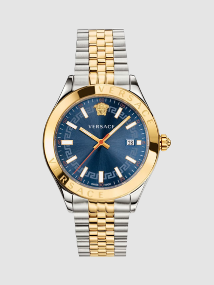 VERSACE Hellenyium Quartz Blue Dial Men's Watch image 0