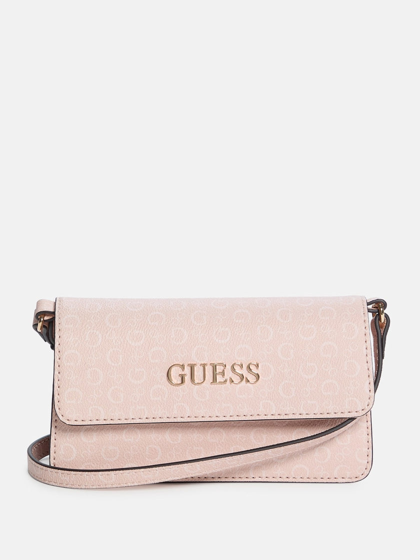Guess Eldoria Logo Mini Crossbody - Pink image 0