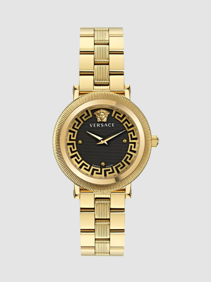 VERSACE Greca Flourish Quartz Black Dial Ladies Watch image 0
