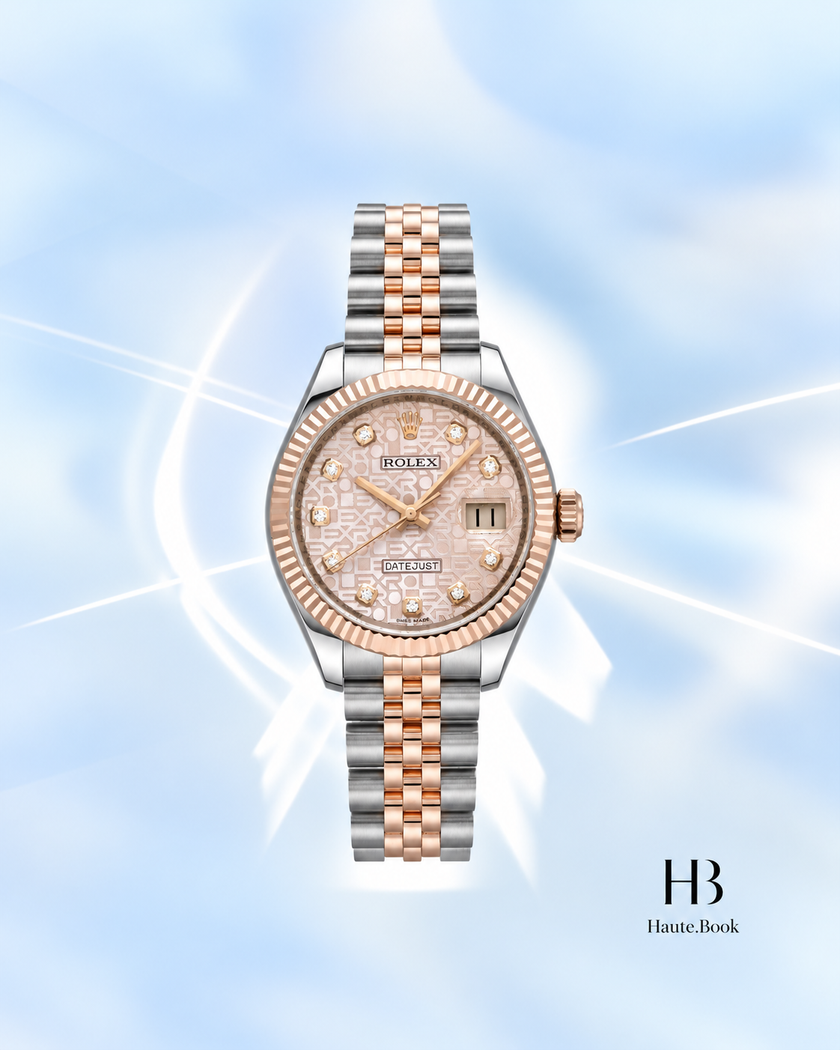 [Store Display] Rolex Datejust Pink Computer Diamond Dial Stainless Steel 36 mm