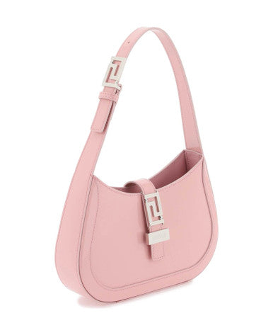 [AT DELHI] VERSACE Greca Goddess Small Hobo Bag In Pink image 2