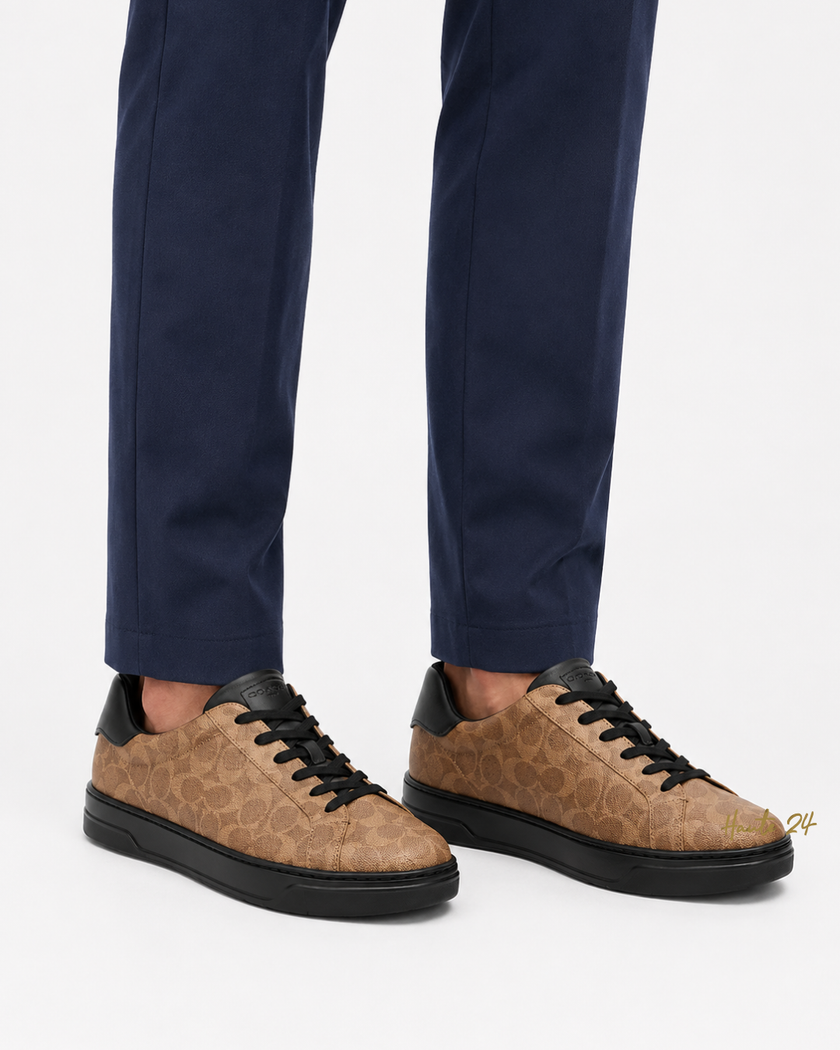 COACH  High Line Sneaker In Signature Canvas