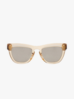 BURBERRY Light Brown Mirrored Gold Square Ladies Sunglasses image 0