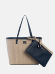 Guess Hilda Logo Tote - Beige image 0