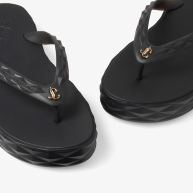 JIMMY CHOO Diamond Flip Flop White Rubber Flip-Flops image 4
