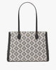 KATE SPADE Signature Spade Flower East West Large Laptop Tote ( Arriving In Delhi ) image 1
