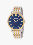 VERSACE  Greca Slim Quartz Blue Dial Ladies Watch VE8Q00424 image 0
