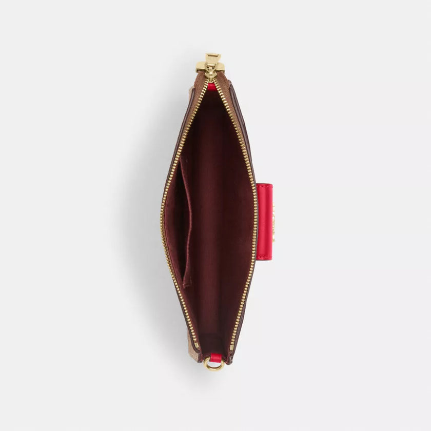 COACH Poppy Crossbody Bag In Signature Canvas image 3