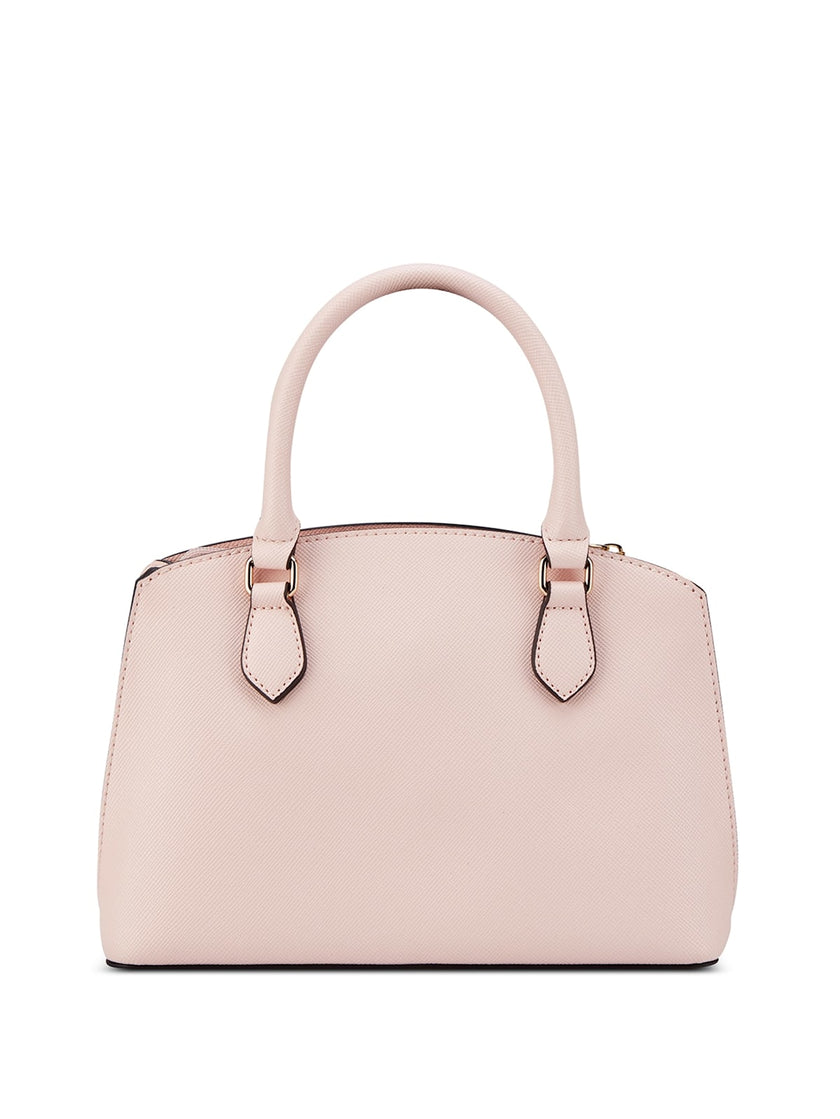 Guess Jeanine Faux-Pearl Charm Satchel - Pink image 2