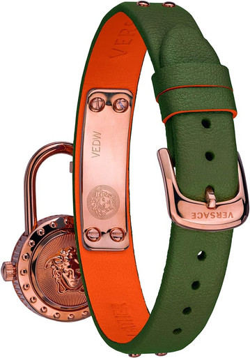 VERSACE Medusa Lock Icon Quartz Ladies Watch - Beige Green image 2