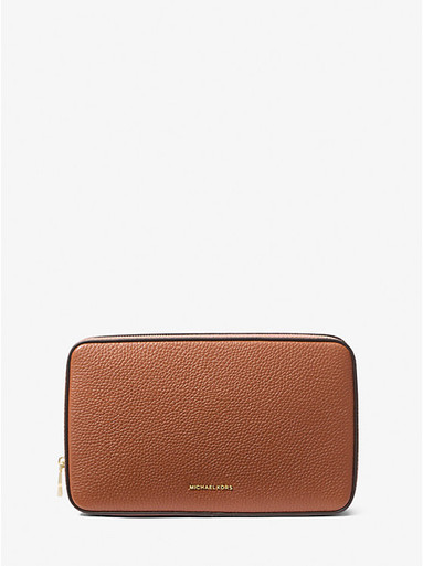MICHAEL KORS Medium Pebbled Leather Tech Organizer image 1