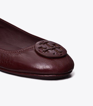TORY BURCH Minnie Travel Ballet - Plum image 2