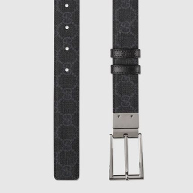 GUCCI Grey Reversible Belt image 0
