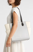 KATE SPADE Madison Laptop Tote Bag - Platinum Grey Multi image 0