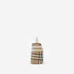 BURBERRY Check Vanity Bag - Beige
