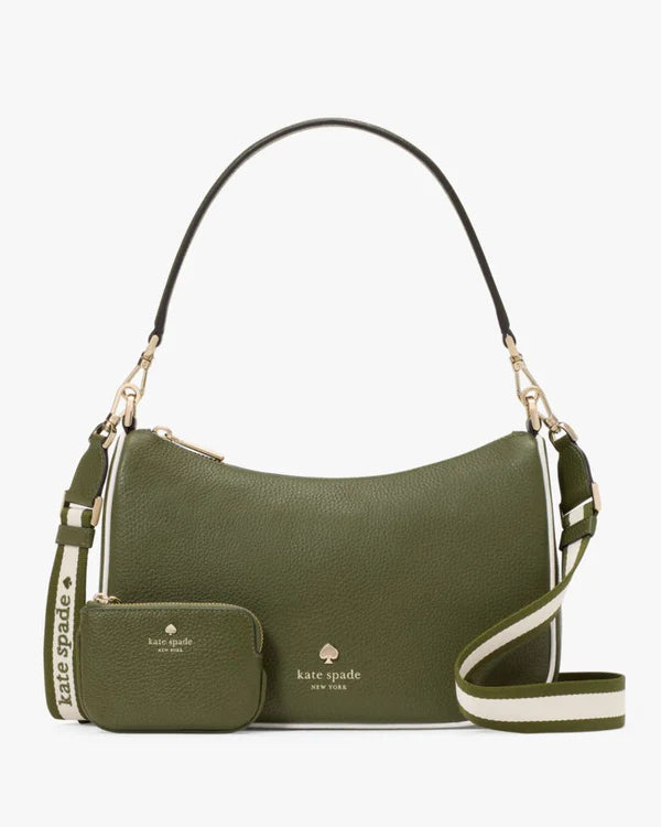 [AT DELHI] KATE SPADE Emma Medium Shoulder Bag - Enchanted Green Multi image 0