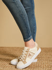 GUESS Lizanne Low-Top Sneakers - Beige image 1