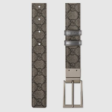 GUCCI Grey Reversible Belt image 1
