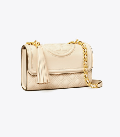 [AT DELHI] TORY BURCH Small Fleming  Convertible Shoulder Bag - New Cream image 4