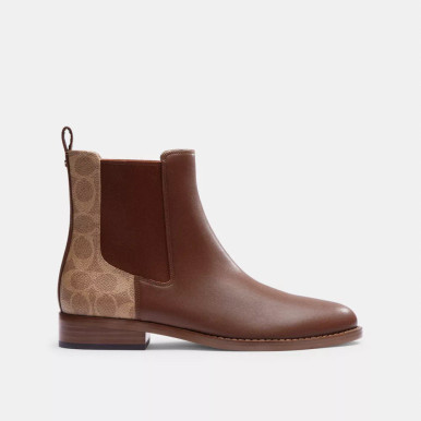COACH Meredith Bootie In Signature Canvas image 2