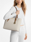 [AT DELHI] MICHAEL KORS Charlotte Large 3-In-1 Signature Logo Tote Bag image 1