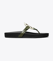 TORY BURCH Miller Cloud Sandal - Leccio / New Ivory / Perfect Black image 0