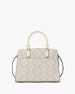 KATE SPADE  Signature Spade Flower Small Satchel - Dark Beige Multi image 3