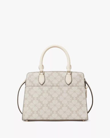 KATE SPADE  Signature Spade Flower Small Satchel - Dark Beige Multi image 3