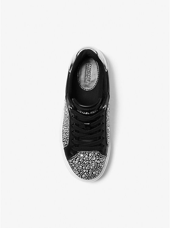 MICHAEL KORS Romey Embellished Platform Sneaker - Black image 2