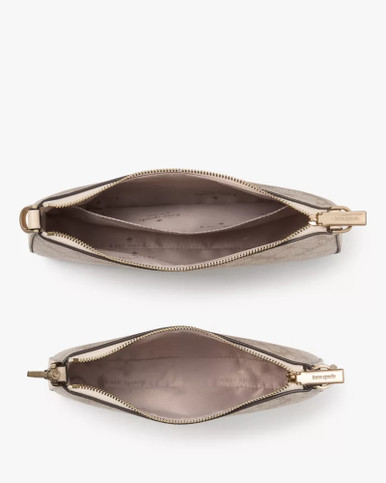KATE SPADE  Signature Spade Flower Small Crossbody - Dark Beige Multi ( Arriving In Delhi ) image 2