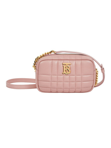 BURBERRY Mini Lola Quilted Leather Camera Bag - Dusky Pink image 2