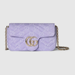 GUCCI GG Marmont Mini Shoulder Bag - Lilac image 4