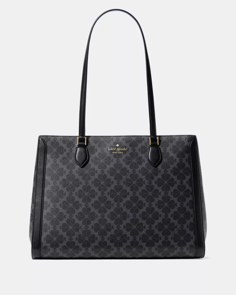 KATE SPADE Signature Spade Flower East West Large Laptop Tote ( Arriving In Delhi ) image 6