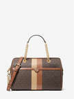 MICHAEL KORS Blaire Medium Logo Stripe Satchel image 4