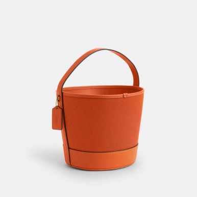 COACH Trick Or Treat Bucket With Halloween Pumpkin In Regenerative Cotton image 1
