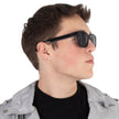 GUCCI Smoke Square Men's Sunglasses image 0