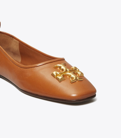 TORY BURCH Eleanor Ballet - Brown image 1
