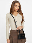 Guess Avelina Mini Shoulder Bag - Black image 1
