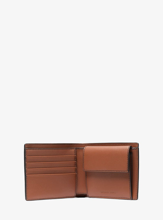[AT DELHI]  MICHAEL KORS Cooper Pebbled Leather Billfold Wallet With Coin Pouch image 1