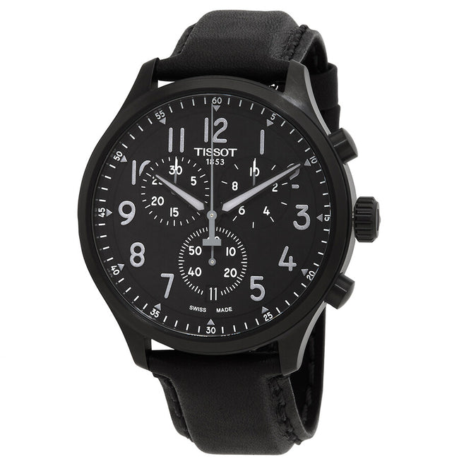TISSOT Chrono XL Chronograph Quartz Black Dial Men's Watch image 0
