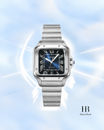 [Store Display] Cartier Santos de Cartier LM Blue Gradient Dial WSSA0030 40 mm