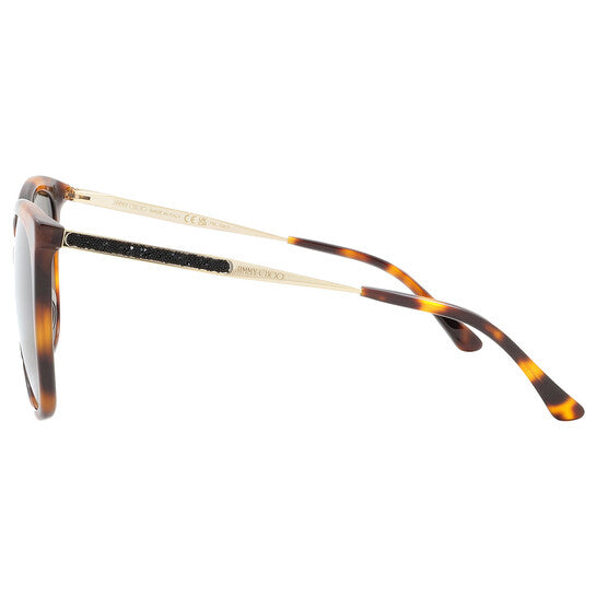 Jimmy Choo Brown Gradient Butterfly Ladies Sunglasses (Arriving In Delhi) image 3
